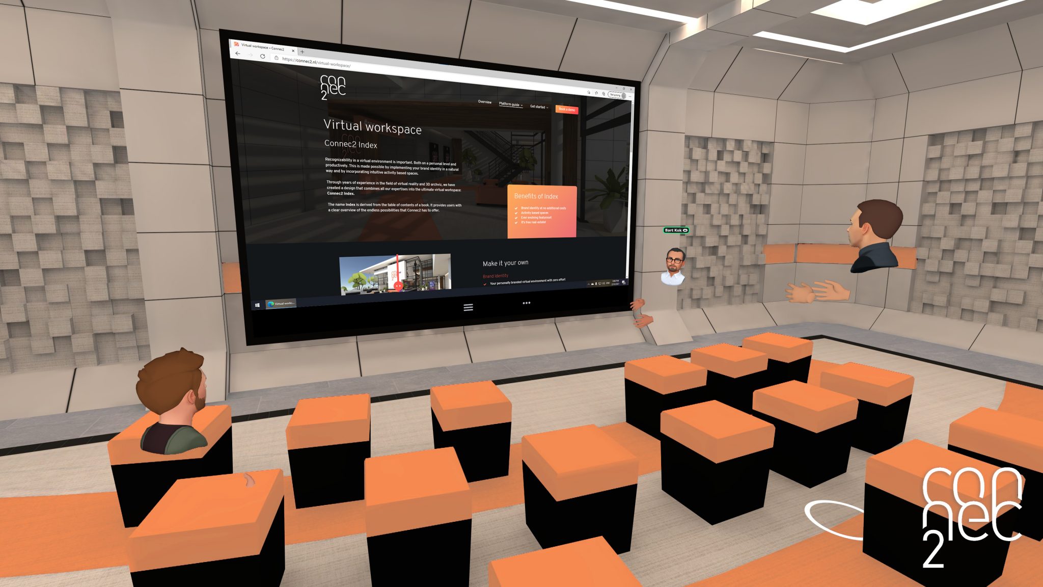 Virtual workspace Connec2